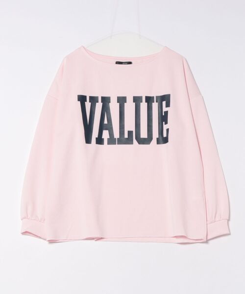 INTERPLANET(インタープラネット)の「TCダンボールロゴプルオーバー(Tシャツ/カットソー・レディース・グレー/ピンク/ネイビー・FREE)」の22枚目の写真