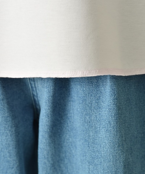 INTERPLANET(インタープラネット)の「TCダンボールロゴプルオーバー(Tシャツ/カットソー・レディース・グレー/ピンク/ネイビー・FREE)」の11枚目の写真