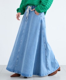 BARNYARDSTORM | BARNYARDSTORM / カットデニムマキシスカート / ハンドウォッシャブル【WEB限定】(スカート)