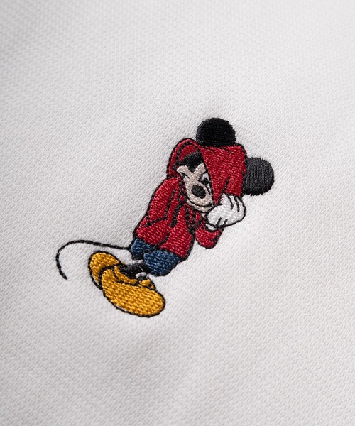 Disney(ディズニー)の「【71】【Disney/ディズニー】ミッキーマウス リップルダンボール アップリケ サガラ刺繍 スウェット/メンズ/レディース/ユニセックス(スウェット・レディース・ライトグリーン/ブラック/アッシュグレー/チャコールグレー/オフホワイト/ブラウン・XL/M/L)」の12枚目の写真