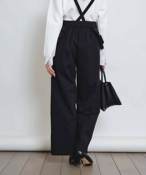 PICCIN PERLA（ピッチンペルラ）の「フリルポケットサスペンダー付きパンツ（その他パンツ・レディース・ブラック・S/M）」の19枚目の写真