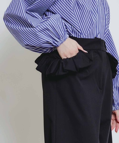 PICCIN PERLA（ピッチンペルラ）の「フリルポケットサスペンダー付きパンツ（その他パンツ・レディース・ブラック・S/M）」の13枚目の写真