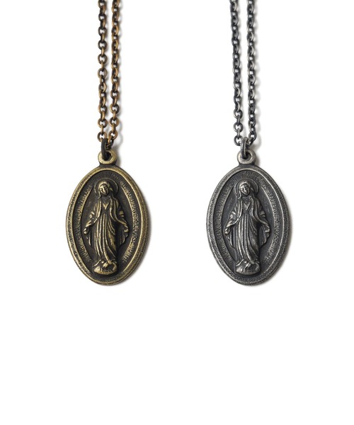 Subciety（サブサエティ）の「Metal necklace-maria-（ネックレス・メンズ・アンティークゴールド/アンティークシルバー・FREE）」の3枚目の写真