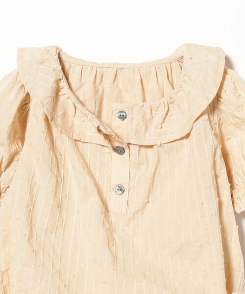 こども ビームス(コドモビームス)の「ベビー パフスリーブ ロンパース 2026SS(70~80cm)(ロンパース・キッズ・オレンジ系その他4/ケリーグリーン・70/80)」の8枚目の写真