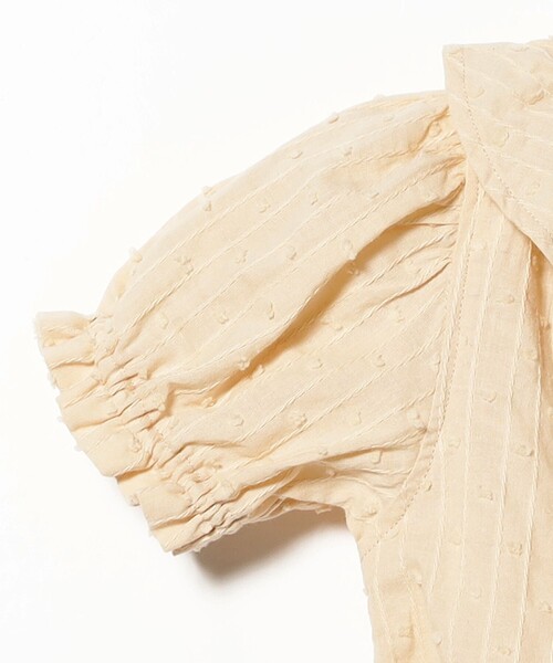 こども ビームス(コドモビームス)の「ベビー パフスリーブ ロンパース 2026SS(70~80cm)(ロンパース・キッズ・オレンジ系その他4/ケリーグリーン・70/80)」の9枚目の写真