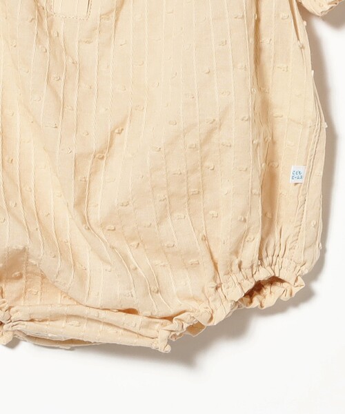 こども ビームス(コドモビームス)の「ベビー パフスリーブ ロンパース 2026SS(70~80cm)(ロンパース・キッズ・オレンジ系その他4/ケリーグリーン・70/80)」の11枚目の写真