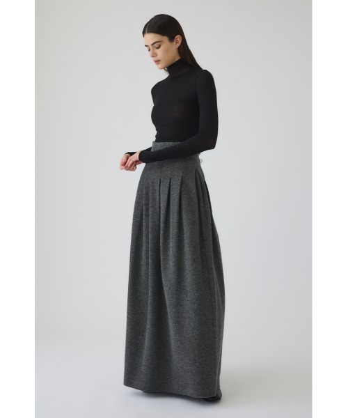 RIM.ARK（リムアーク）の「High waist bomber knit SK ハイウエストボンバーニットスカート（スカート・レディース・ブラック/グレー・38/36）」の21枚目の写真