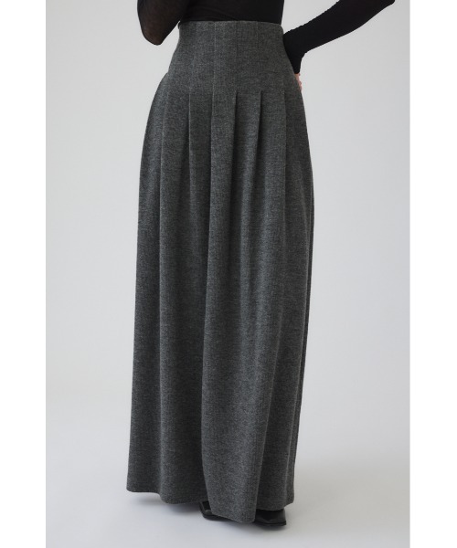 RIM.ARK（リムアーク）の「High waist bomber knit SK ハイウエストボンバーニットスカート（スカート・レディース・ブラック/グレー・38/36）」の12枚目の写真