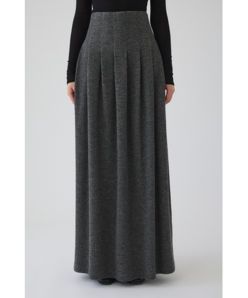 RIM.ARK（リムアーク）の「High waist bomber knit SK ハイウエストボンバーニットスカート（スカート・レディース・ブラック/グレー・38/36）」の14枚目の写真