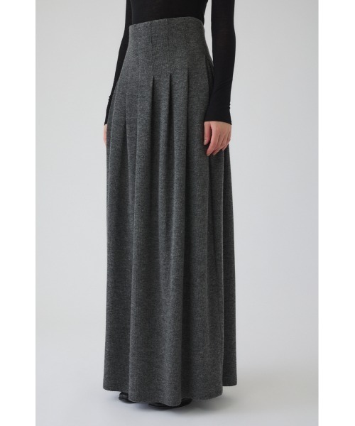 RIM.ARK（リムアーク）の「High waist bomber knit SK ハイウエストボンバーニットスカート（スカート・レディース・ブラック/グレー・38/36）」の15枚目の写真