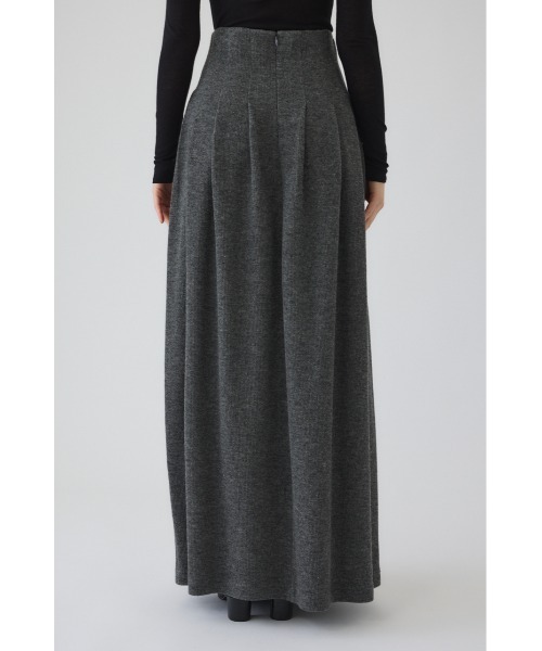 RIM.ARK（リムアーク）の「High waist bomber knit SK ハイウエストボンバーニットスカート（スカート・レディース・ブラック/グレー・38/36）」の5枚目の写真