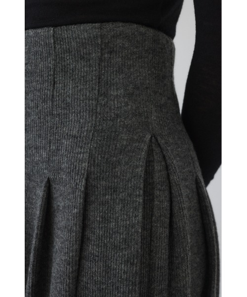 RIM.ARK（リムアーク）の「High waist bomber knit SK ハイウエストボンバーニットスカート（スカート・レディース・ブラック/グレー・38/36）」の8枚目の写真