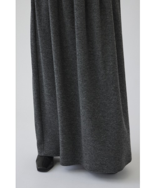 RIM.ARK（リムアーク）の「High waist bomber knit SK ハイウエストボンバーニットスカート（スカート・レディース・ブラック/グレー・38/36）」の9枚目の写真