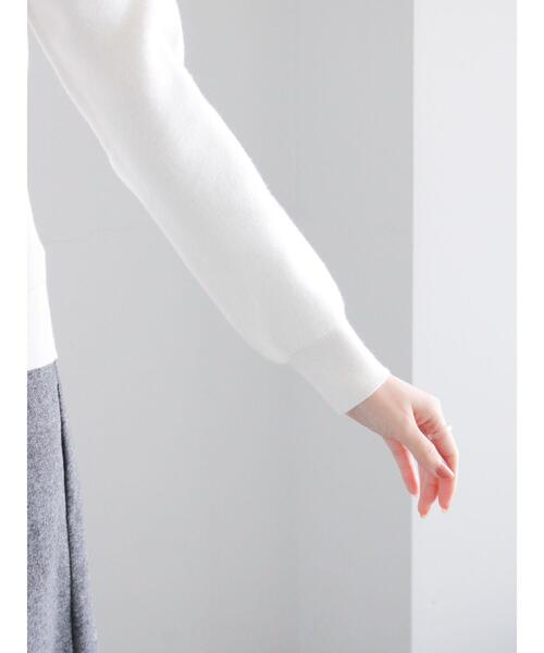 Te chichi（テチチ）の「パール&ウレタン刺繍ロゴニット（ニット/セーター・レディース・チャコールグレー/オフホワイト・F）」の11枚目の写真