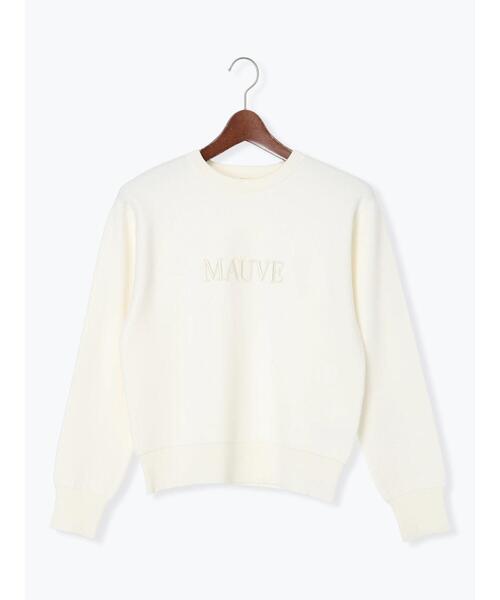 Te chichi（テチチ）の「パール&ウレタン刺繍ロゴニット（ニット/セーター・レディース・チャコールグレー/オフホワイト・F）」の12枚目の写真