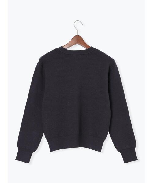 Te chichi（テチチ）の「パール&ウレタン刺繍ロゴニット（ニット/セーター・レディース・チャコールグレー/オフホワイト・F）」の14枚目の写真