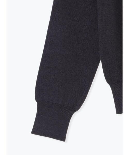 Te chichi（テチチ）の「パール&ウレタン刺繍ロゴニット（ニット/セーター・レディース・チャコールグレー/オフホワイト・F）」の16枚目の写真