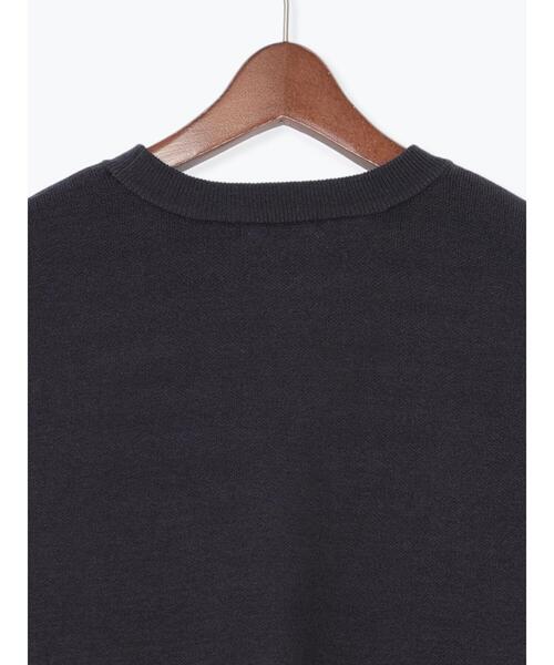 Te chichi（テチチ）の「パール&ウレタン刺繍ロゴニット（ニット/セーター・レディース・チャコールグレー/オフホワイト・F）」の18枚目の写真