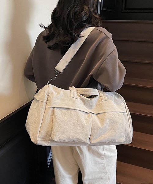 TONE SELECT GOODS(トーンセレクトグッズ)の「Liaa/ナイロン 大容量 ボストンバッグ A18739(ボストンバッグ・レディース・パープル/グレー/ブラック・FREE)」の3枚目の写真