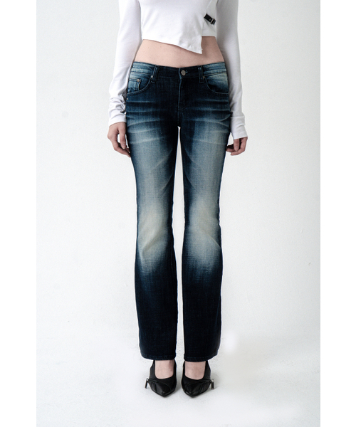 SYNERJYN デニム DEEP BLUE MUSINSA★新品未使用匿名発送 NIGHT WASHING DENIM PANTS DEEP BLUE（デニムパンツ）｜SYNERJYN