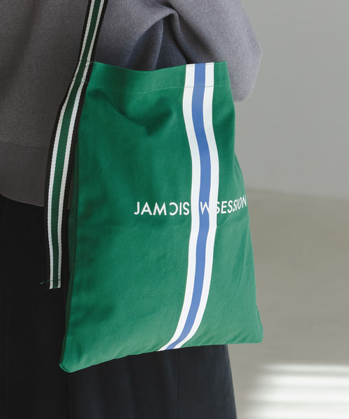 Noble（ノーブル）の「《追加》N.Jam/エヌジャム トートトート Small(グリーン・オレンジ)（トートバッグ・レディース・オレンジ/グリーン・FREE）」の3枚目の写真