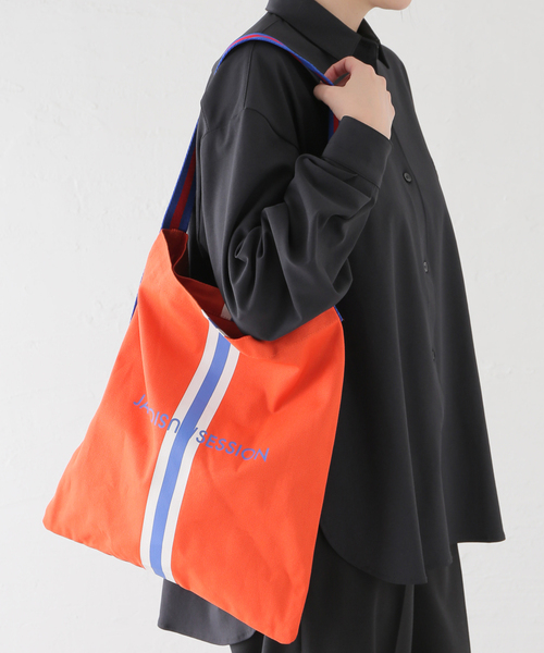 Noble（ノーブル）の「《追加》N.Jam/エヌジャム トートトート Small(グリーン・オレンジ)（トートバッグ・レディース・オレンジ/グリーン・FREE）」の16枚目の写真