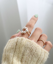 colleca la | グラデーションパールアーチリング(リング)