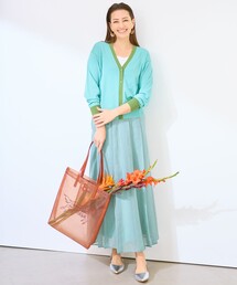 オーガンジープリーツ スカート