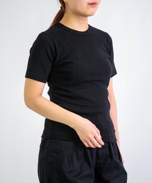 gicipi（ジチピ）の「[gicipi] CRISTALLO / クルーネック Tシャツ（Tシャツ/カットソー・レディース・コバルトブルー/ホワイト/レッド/ブラック・1）」の15枚目の写真