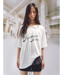 TROMPE LOEIL CORSET TOP_WHITE