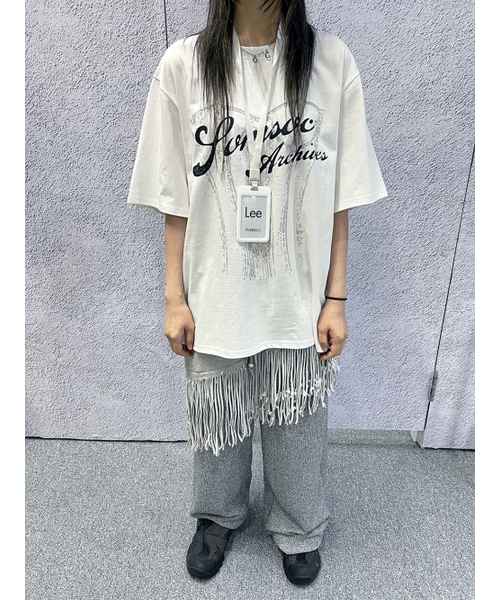 SOMSOC(ソムソック)の「TROMPE LOEIL CORSET TOP_WHITE(Tシャツ/カットソー・レディース・その他・FREE)」の4枚目の写真