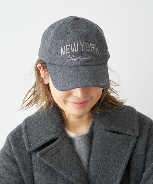 Deuxieme Classe（ドゥーズィエムクラス）の「BTN New York キャップ（キャップ・レディース・ネイビー/グレー・FREE）」の3枚目の写真