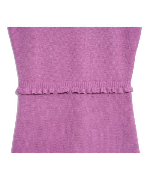 HIGH SCHOOL DISCO（ハイスクールディスコ）の「HEART RUFFLE KNIT OPS_PINK（ワンピース・レディース・その他・S/M）」の4枚目の写真