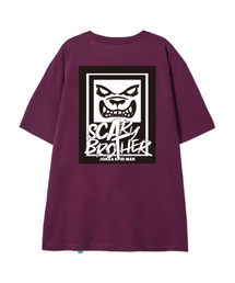 [エピスタジオXスキャリーブラザーSERIES 3]コットンルーズフィット半袖Tシャツ_プラムパープル