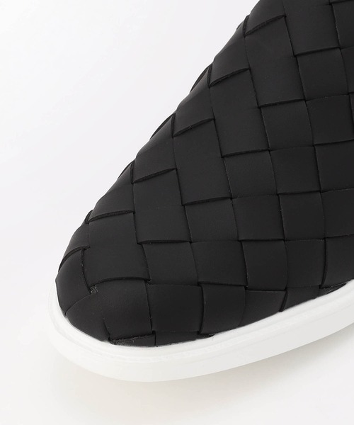 HIDEAWAYS NICOLE（ハイダウェイニコル）の「イントレスリッポンシューズ（その他シューズ・メンズ・ブラック/ホワイト・27.5cm/25.5cm/26.5cm）」の3枚目の写真