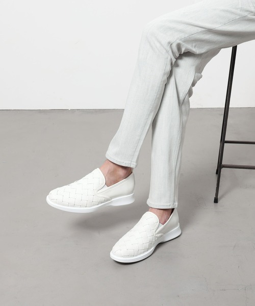 HIDEAWAYS NICOLE（ハイダウェイニコル）の「イントレスリッポンシューズ（その他シューズ・メンズ・ブラック/ホワイト・27.5cm/25.5cm/26.5cm）」の11枚目の写真