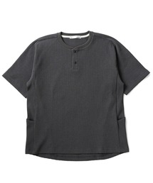 narifuri | マルチワッフルヘンリーネックTシャツ(Tシャツ/カットソー)