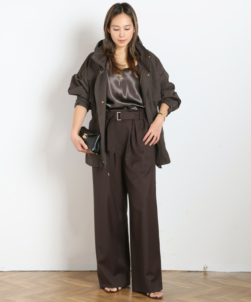 AP STUDIO(エーピーストゥディオ)の「サテンキャミソール(キャミソール・レディース・ブラック・38/36)」の11枚目の写真