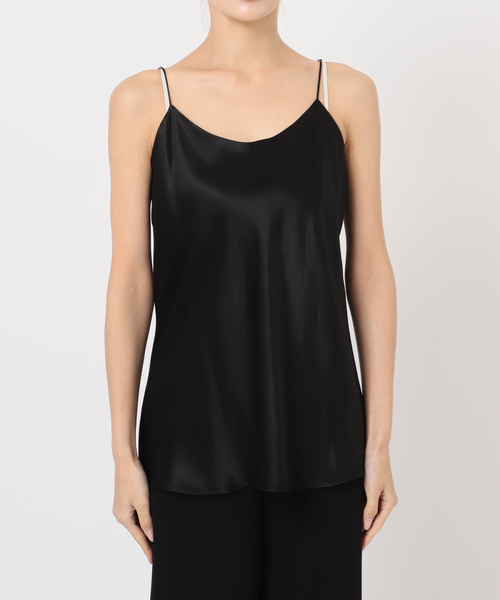 AP STUDIO(エーピーストゥディオ)の「サテンキャミソール(キャミソール・レディース・ブラック・38/36)」の12枚目の写真