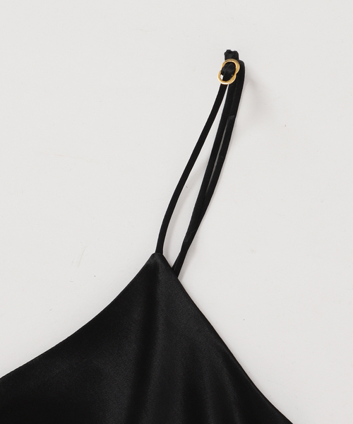 AP STUDIO(エーピーストゥディオ)の「サテンキャミソール(キャミソール・レディース・ブラック・38/36)」の18枚目の写真