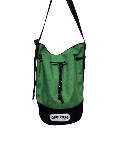 OUTDOOR PRODUCTS(アウトドアプロダクツ)の「OUTDOOR PRODUCTS/アウトドアプロダクツ TWO TONE COLOR DRAWSTRING BAG ツートーン 巾着 ショルダーバッグ 秋 秋服 2026年秋冬(ショルダーバッグ・レディース・ブラック/ベージュ/グレー/グリーン・FREE)」の15枚目の写真