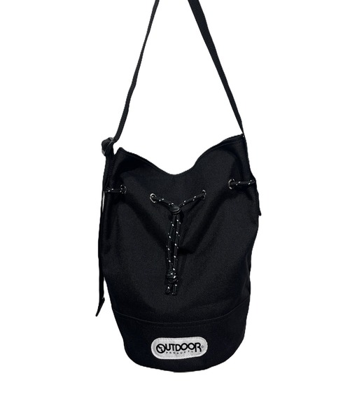OUTDOOR PRODUCTS(アウトドアプロダクツ)の「OUTDOOR PRODUCTS/アウトドアプロダクツ TWO TONE COLOR DRAWSTRING BAG ツートーン 巾着 ショルダーバッグ 秋 秋服 2026年秋冬(ショルダーバッグ・レディース・ブラック/ベージュ/グレー/グリーン・FREE)」の5枚目の写真