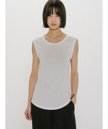 MIDIUMISOLID for Ladies リブタンクトップ
