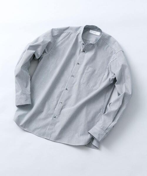 URBAN RESEARCH ROSSO MEN（アーバンリサーチロッソメン）の「『WEB限定』『防シワ/防臭』アーバンリラックスブロードバンドシャツ（シャツ/ブラウス・メンズ・ホワイト/ライトブルー/カーキ/チャコールグレー/ブルー/ネイビー/ストライプ/ブラウン・SMALL/MEDIUM/X-LARGE/LARGE）」の8枚目の写真