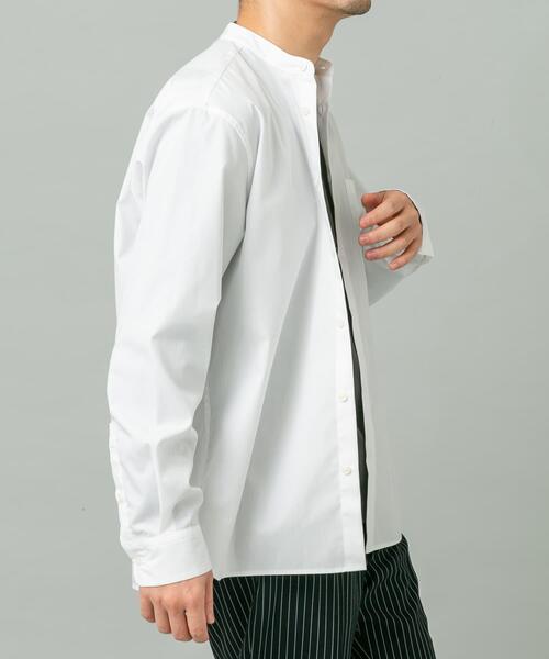 URBAN RESEARCH ROSSO MEN（アーバンリサーチロッソメン）の「『WEB限定』『防シワ/防臭』アーバンリラックスブロードバンドシャツ（シャツ/ブラウス・メンズ・ホワイト/ライトブルー/カーキ/チャコールグレー/ブルー/ネイビー・SMALL/MEDIUM/X-LARGE/LARGE）」の11枚目の写真