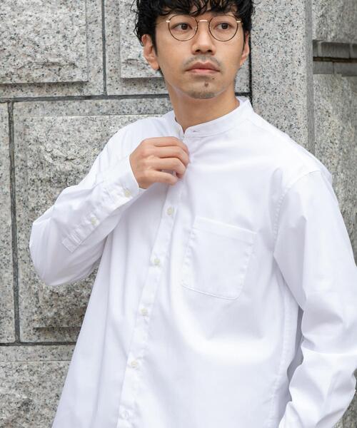 URBAN RESEARCH ROSSO MEN（アーバンリサーチロッソメン）の「『WEB限定』『防シワ/防臭』アーバンリラックスブロードバンドシャツ（シャツ/ブラウス・メンズ・ホワイト/ライトブルー/カーキ/チャコールグレー/ブルー/ネイビー・SMALL/MEDIUM/X-LARGE/LARGE）」の14枚目の写真