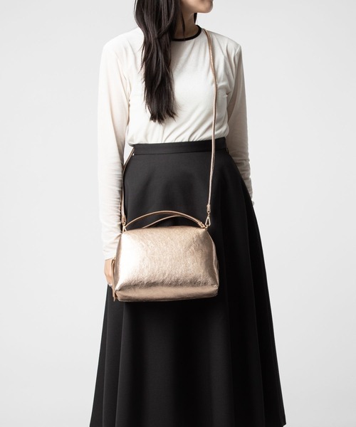 GIANNI CHIARINI(ジャンニ キアリーニ)の「GIANNI CHIARINI / ALIFA M ジャンニ キアリーニ 2WAY ショルダーバッグ(ハンドバッグ・レディース・ホワイト系1/シルバー・FREE)」の1枚目の写真