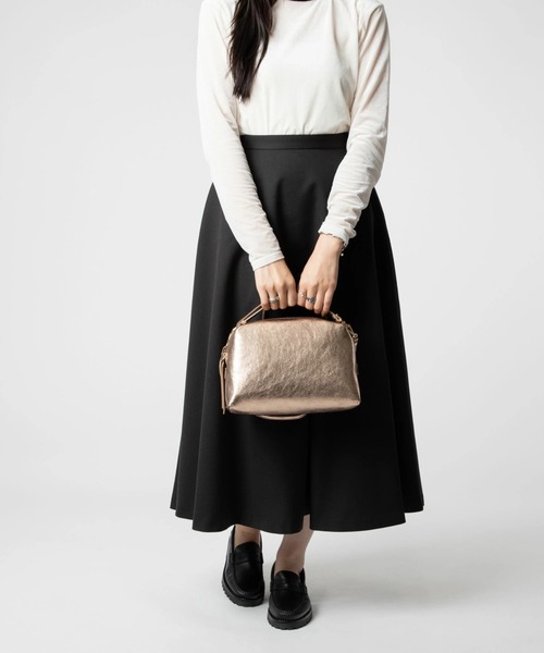 GIANNI CHIARINI(ジャンニ キアリーニ)の「GIANNI CHIARINI / ALIFA M ジャンニ キアリーニ 2WAY ショルダーバッグ(ハンドバッグ・レディース・ホワイト系1/シルバー・FREE)」の4枚目の写真