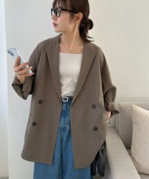 DISCOAT | 【Enlude】Wブレストテーラードジャケット《ユニセックス》(テーラードジャケット)