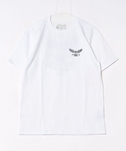 VOLCOM(ボルコム)の「VOLCOM メンズ HAMMERED SPLIT SST Tシャツ 【2026年春夏モデル】(Tシャツ/カットソー・メンズ・ホワイト/ブラック・X-LARGE/LARGE/MEDIUM/SMALL)」の1枚目の写真